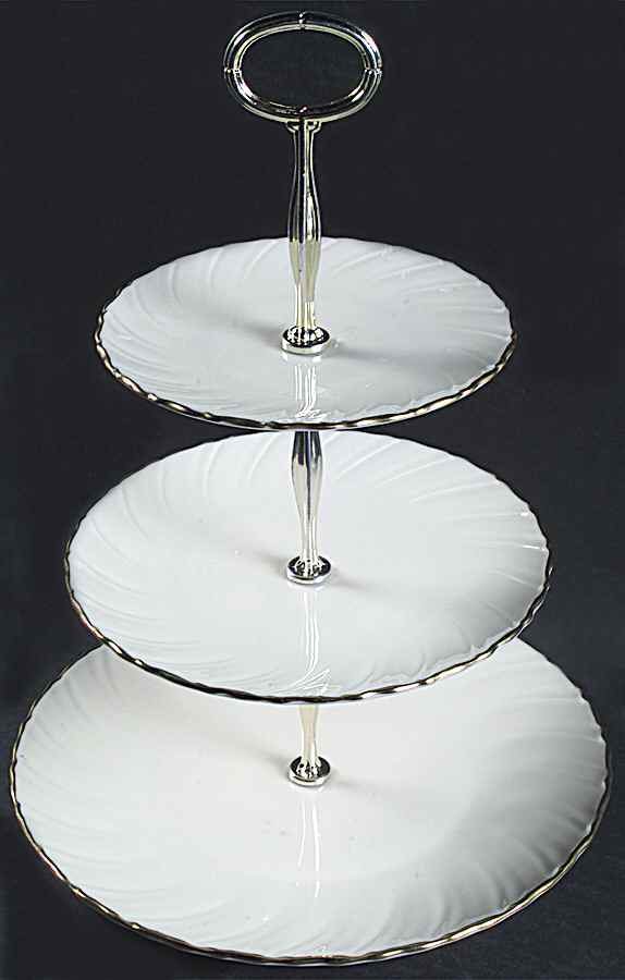 Laurent 13 7/8"-14 1/4" 3-Tiered Serving Tray(DP,SP,BB) HC by Lenox-1