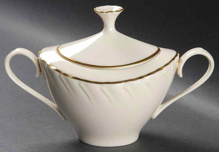 Laurent Sugar Bowl & Lid by Lenox-1