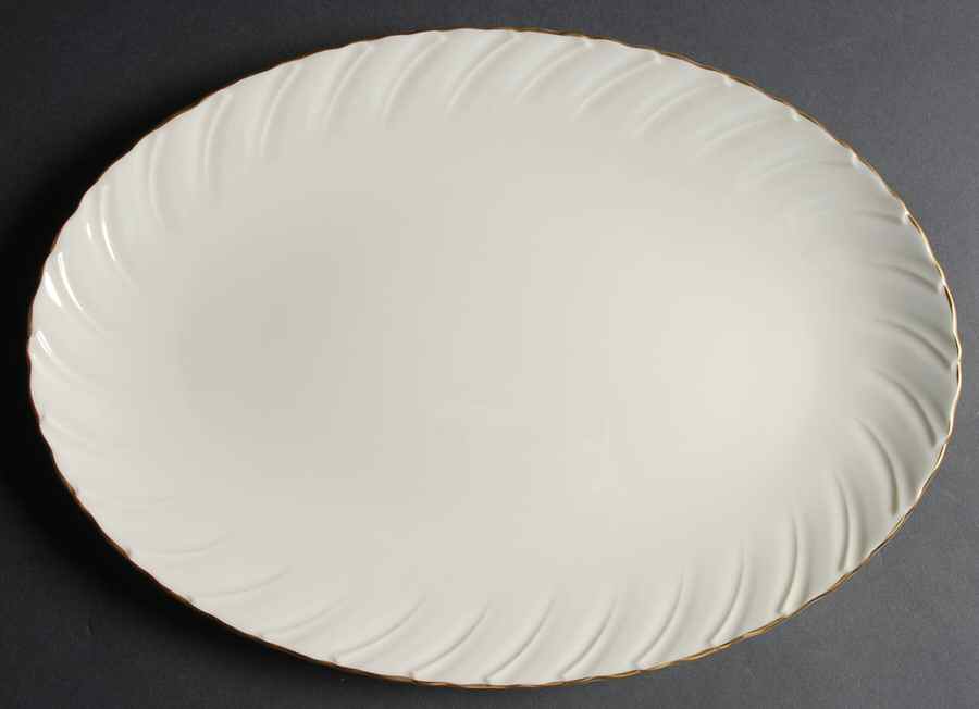 Laurent 16" Oval Serving Platter by Lenox-1