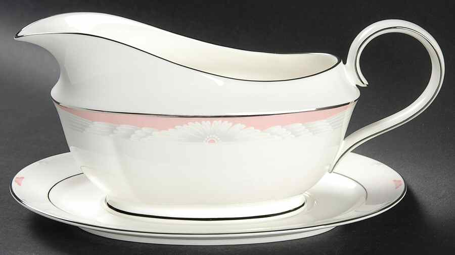 Laura Gravy Boat & Underplate by Lenox-1
