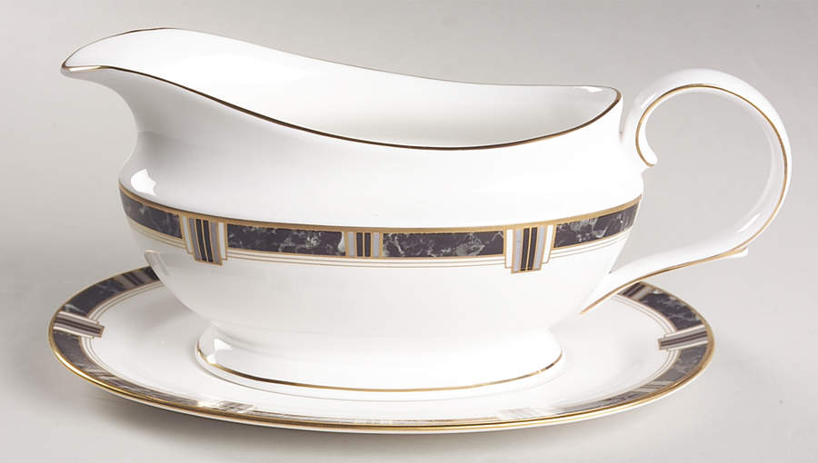 Lenox Classic Modern Gravy Boat & Underplate by Lenox-1