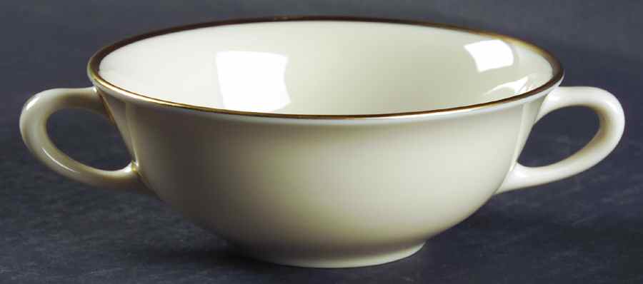 Presidential Gold Flat Cream Soup Bowl by Lenox-1