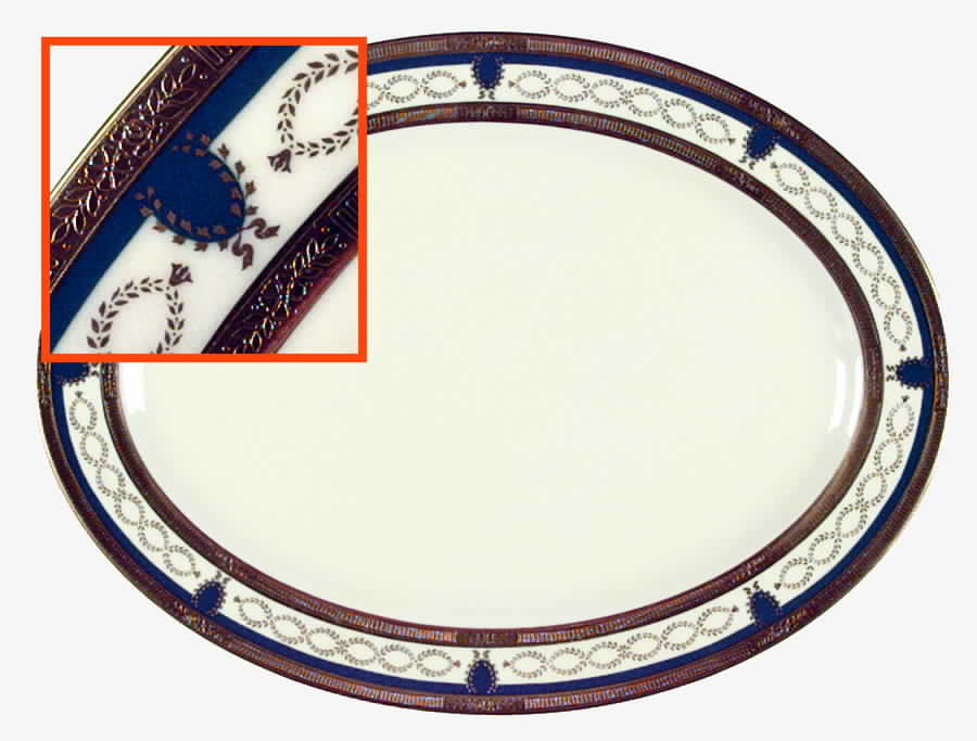 Lenox Heritage 13" Oval Serving Platter by Lenox-1