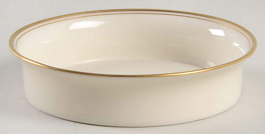 Lenox Liners (Cream, Gold Trim) Decoration #86 Condiment Liner by Lenox-1