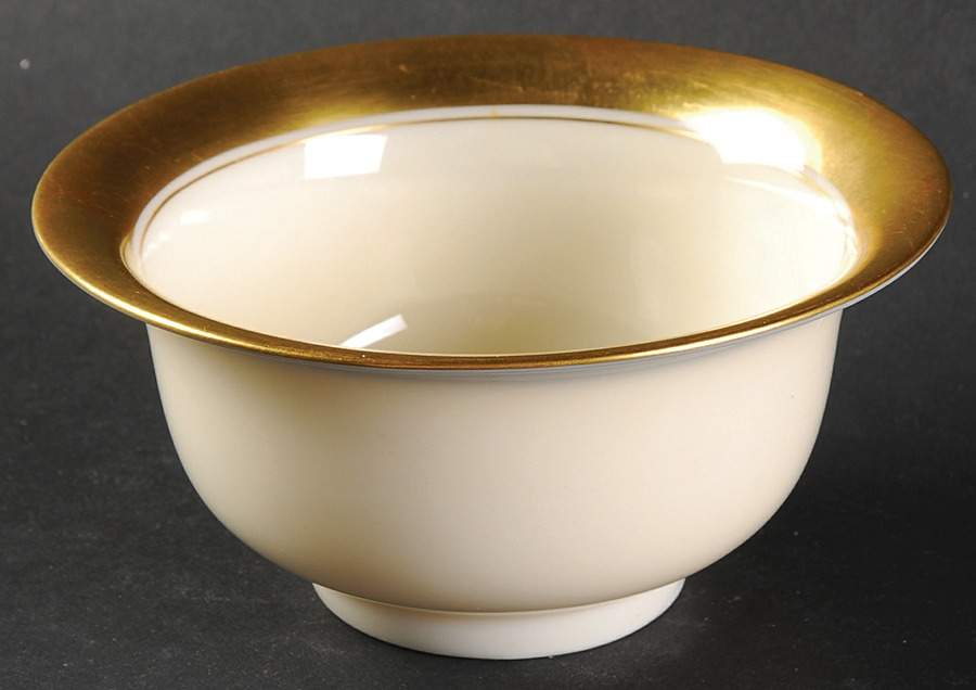 Lenox Liners (Cream, Gold Trim) Decoration #WG Bouillon Liner by Lenox-1