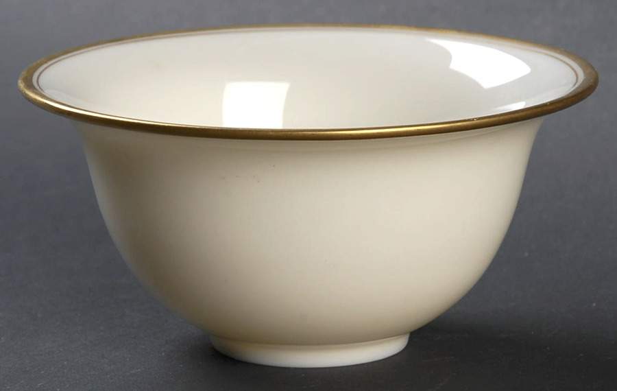 Lenox Liners (Cream, Gold Trim) Decoration #86 Bouillon Liner by Lenox-1