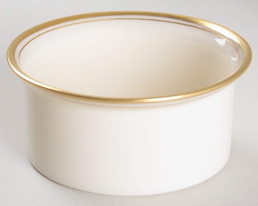 Lenox Liners (Cream, Gold Trim) Decoration #86 Shape 2 Ramekin Liner by Lenox-1