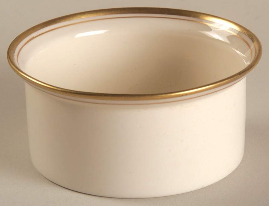 Lenox Liners (Cream, Gold Trim) Decoration #86 Shape 2 Ramekin Liner by Lenox-1