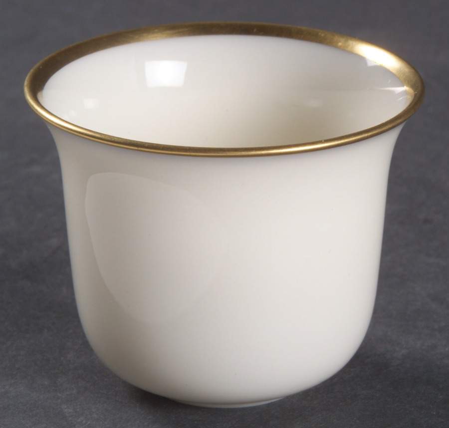 Lenox Liners (Cream, Gold Trim) Decoration #SG Flared Demitasse Liner by Lenox-1