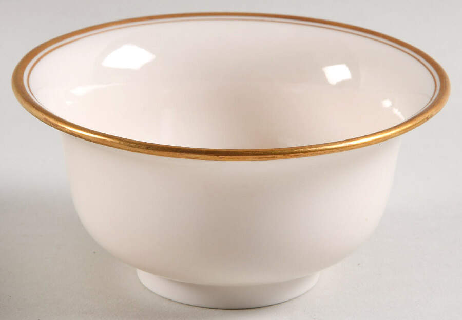 Lenox Liners (Cream, Gold Trim) Decoration #86 Bouillion Liner by Lenox-1
