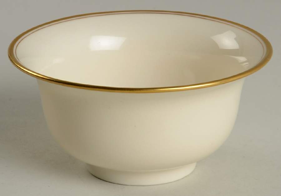Lenox Liners (Cream, Gold Trim) Decoration #86 Bouillon Liner by Lenox-1