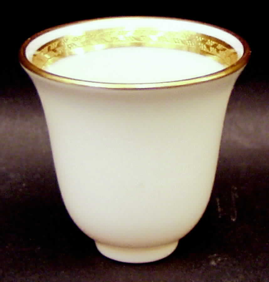 Lenox Liners (Cream, Gold Trim) Decoration #E88 Bell Shape Demitasse Liner by Lenox-1