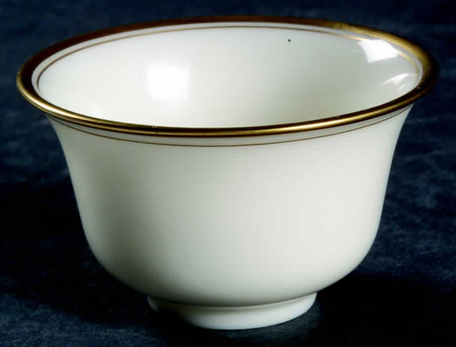 Lenox Liners (Cream, Gold Trim) Decoration #86 Flared Demitasse Liner by Lenox-1