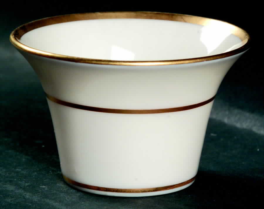 Lenox Liners (Cream, Gold Trim) Decoration #J34 Shape 1 Demitasse Liner by Lenox-1