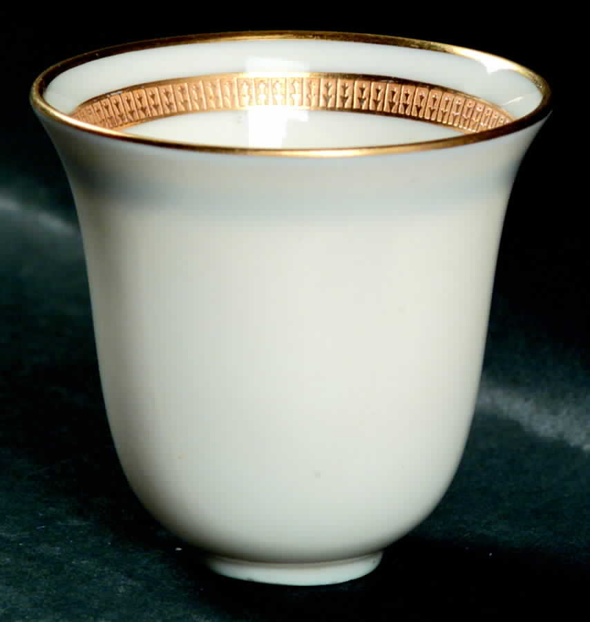Lenox Liners (Cream, Gold Trim) Decoration #J53 Bell Shape Demitasse Liner by Lenox-1
