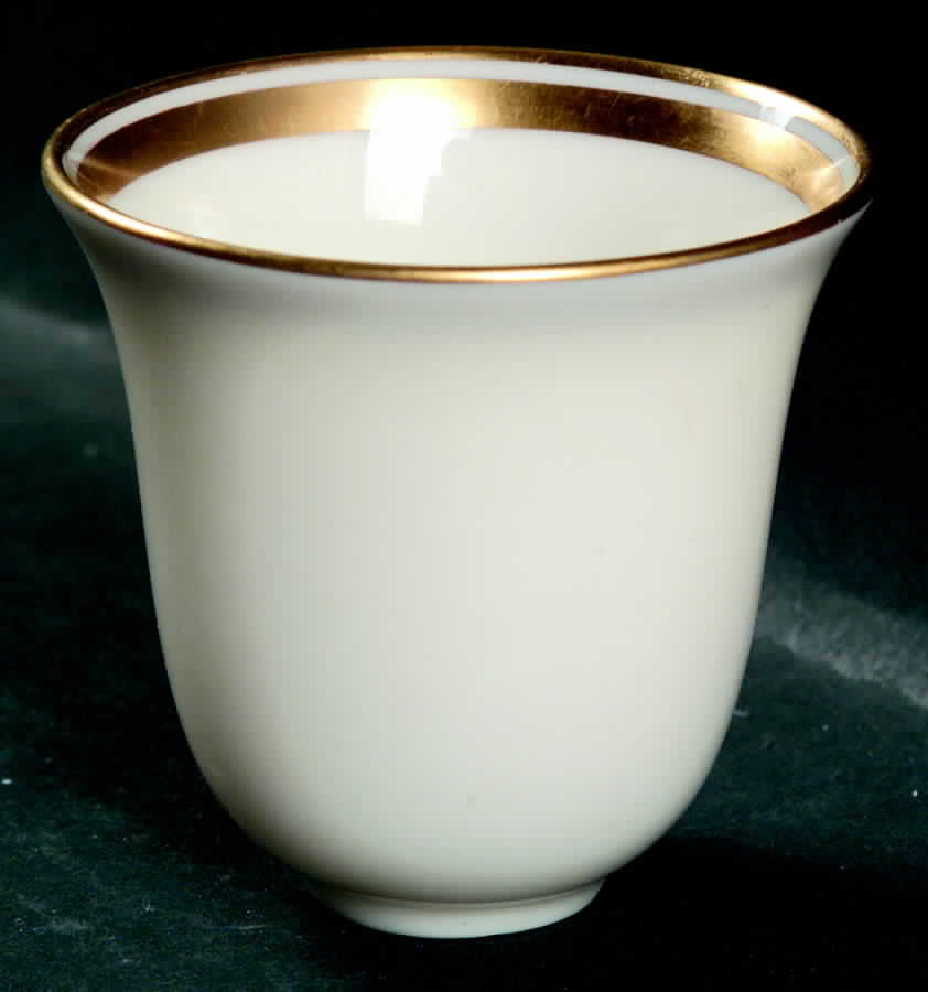 Lenox Liners (Cream, Gold Trim) Decoration #MG Bell Shape Demitasse Liner by Lenox-1