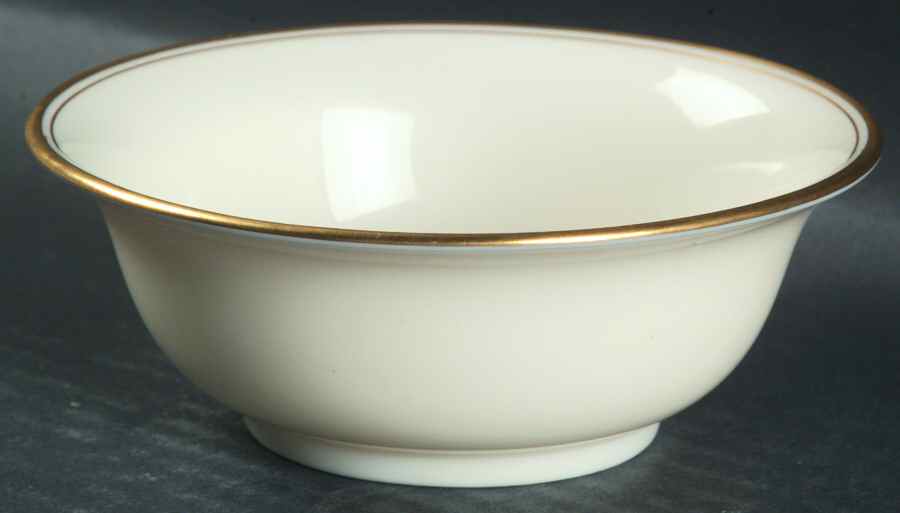 Lenox Liners (Cream, Gold Trim) Decoration #86 Cream Soup Bowl Liner by Lenox-1