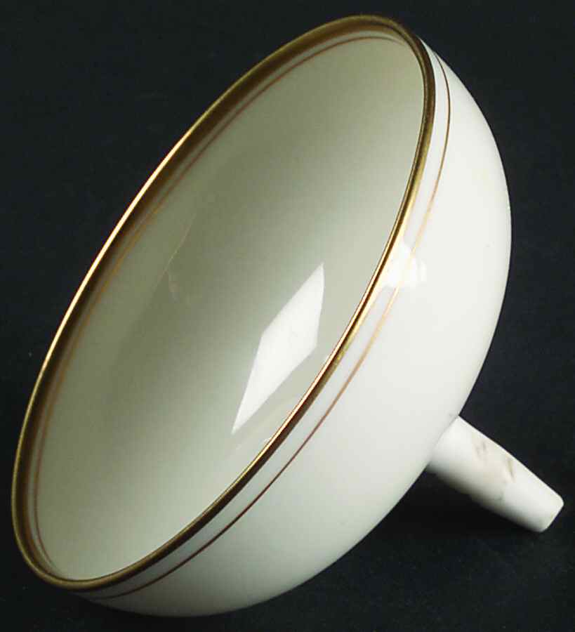 Lenox Liners (Cream, Gold Trim) Decoration #86 Sherbet Liner by Lenox-1