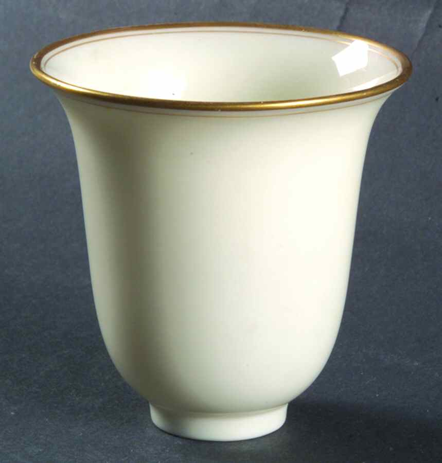Lenox Liners (Cream, Gold Trim) Decoration #86 Bell Shape Chocolate Liner by Lenox-1