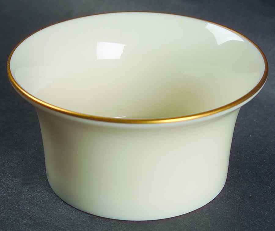Lenox Liners (Cream, Gold Trim) Decoration #86B Shape 1 Ramekin Liner by Lenox-1