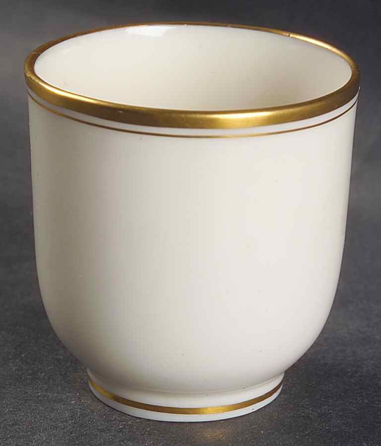 Lenox Liners (Cream, Gold Trim) Decoration #86 Shape 3 Egg Cup Liner by Lenox-1