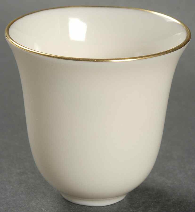 Lenox Liners (Cream, Gold Trim) Decoration #SG Bell Shape Demitasse Liner by Lenox-1