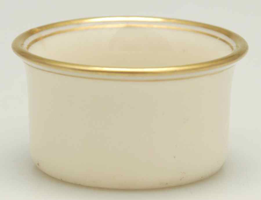 Lenox Liners (Cream, Gold Trim) Decoration #86 Individual Open Salt Liner by Lenox-1
