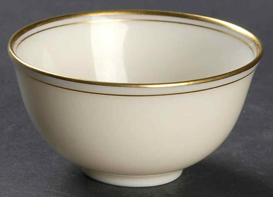Lenox Liners (Cream, Gold Trim) Decoration #86 Bowl Shaped Demitasse Liner by Lenox-1