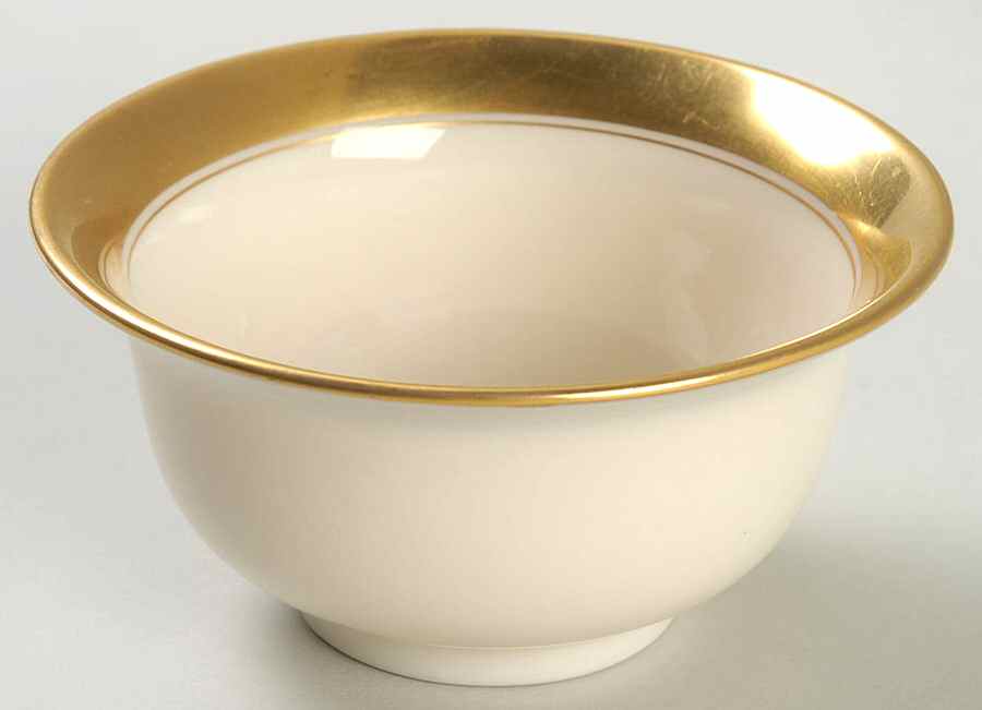 Lenox Liners (Cream, Gold Trim) Decoration #WG Bouillon Liner by Lenox-1