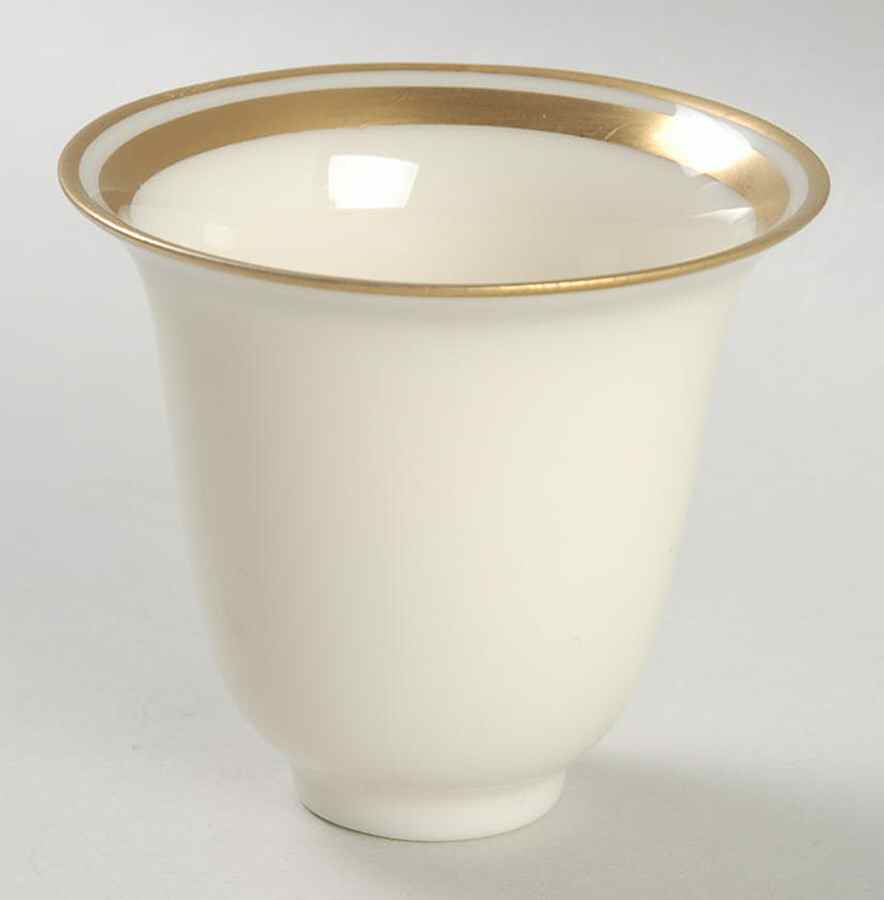 Lenox Liners (Cream, Gold Trim) Decoration #MG Bell Shape Demitasse Liner by Lenox-1