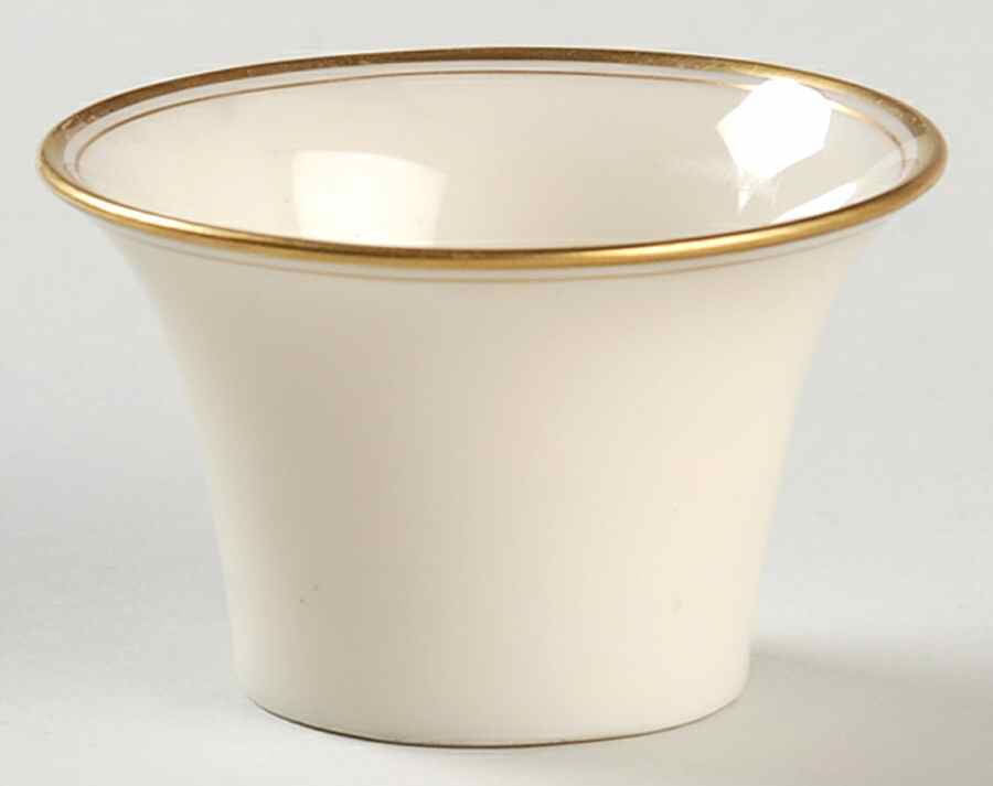 Lenox Liners (Cream, Gold Trim) Decoration #86 Shape 1 Demitasse Liner by Lenox-1