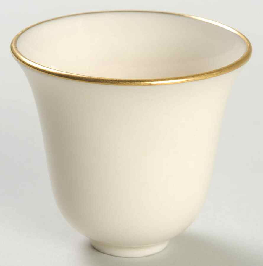 Lenox Liners (Cream, Gold Trim) Decoration #SG Bell Shape Demitasse Liner by Lenox-1