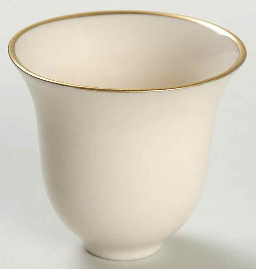 Lenox Liners (Cream, Gold Trim) Decoration #SG Bell Shape Demitasse Liner by Lenox-1