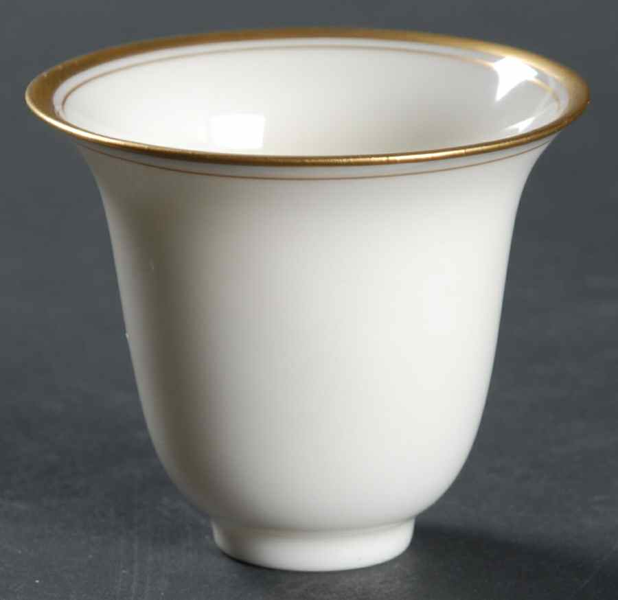 Lenox Liners (Cream, Gold Trim) Decoration #86 Bell Shape Demitasse Liner by Lenox-1
