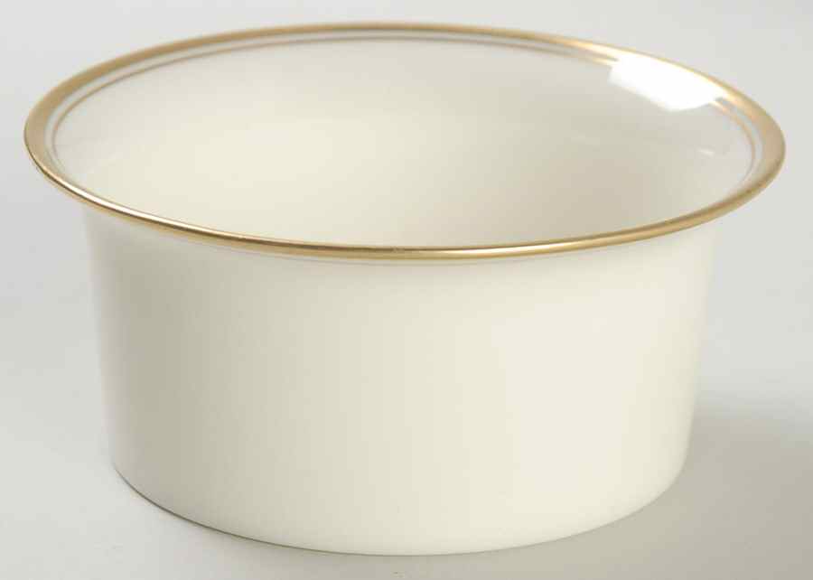 Lenox Liners (Cream, Gold Trim) Decoration #86 Shape 1 Ramekin Liner by Lenox-1