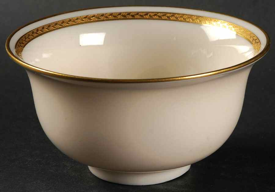 Lenox Liners (Cream, Gold Trim) Decoration #E88 Bouillon Liner by Lenox-1