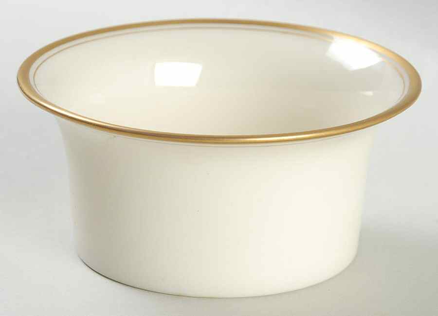 Lenox Liners (Cream, Gold Trim) Decoration #86 Shape 1 Ramekin Liner by Lenox-1
