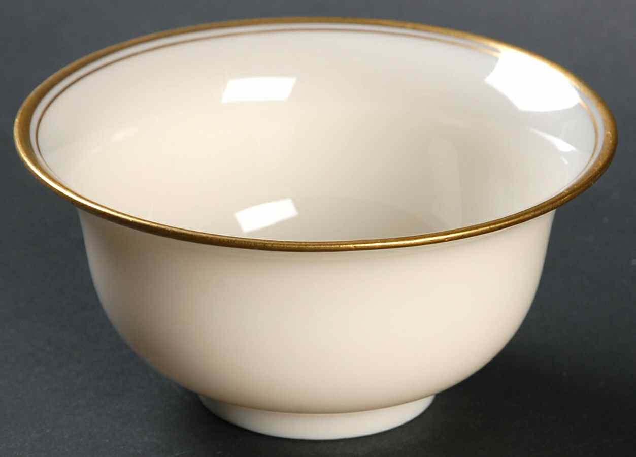 Lenox Liners (Cream, Gold Trim) Decoration #86 Bouillon Liner by Lenox-1