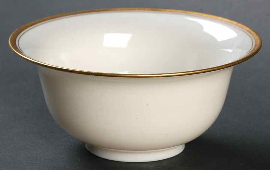 Lenox Liners (Cream, Gold Trim) Decoration #86 Bouillon Liner by Lenox-1
