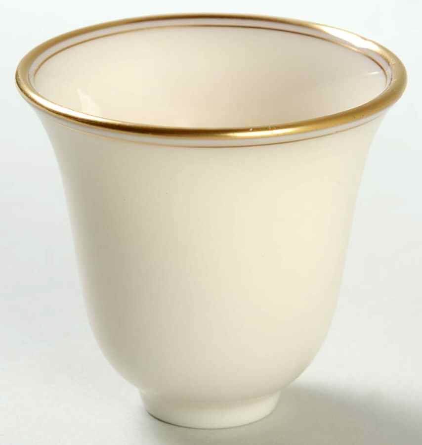 Lenox Liners (Cream, Gold Trim) Decoration #86 Bell Shape Demitasse Liner by Lenox-1