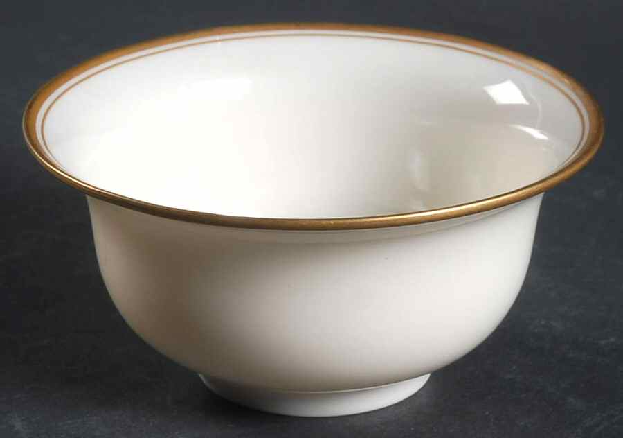 Lenox Liners (Cream, Gold Trim) Decoration #86 Bouillon Liner by Lenox-1