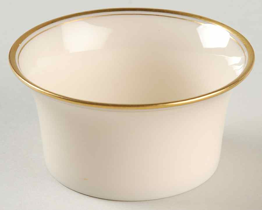 Lenox Liners (Cream, Gold Trim) Decoration #86 Shape 1 Ramekin Liner by Lenox-1