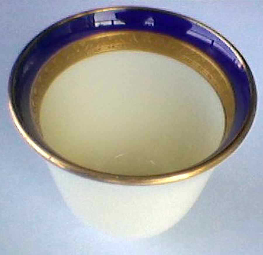 Lenox Liners (Cream, Gold Trim) Decoration #V10B Bell Shape Demitasse Liner by Lenox-1