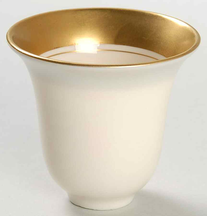 Lenox Liners (Cream, Gold Trim) Decoration #WG Bell Shape Demitasse Liner by Lenox-1