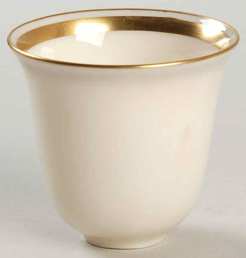 Lenox Liners (Cream, Gold Trim) Decoration #MG Bell Shape Demitasse Liner by Lenox-1
