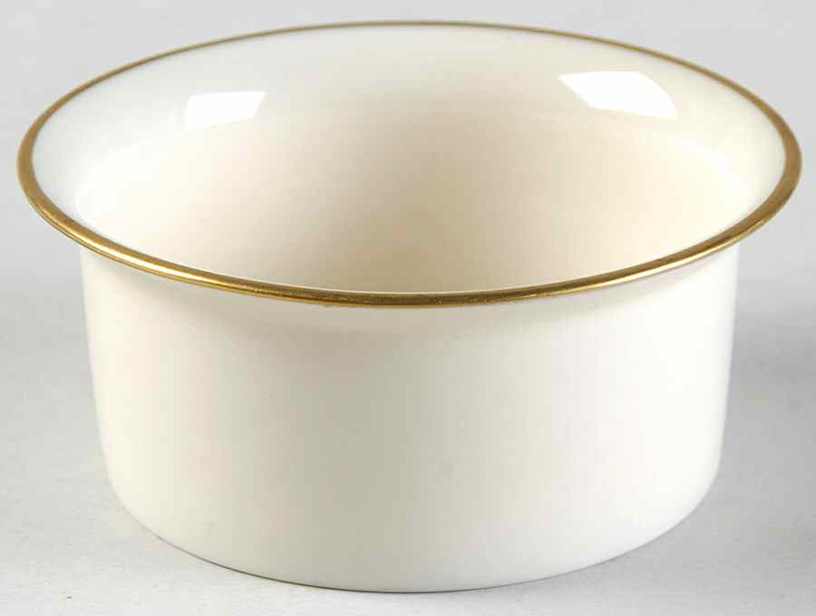 Lenox Liners (Cream, Gold Trim) Decoration #SG Shape 1 Ramekin Liner by Lenox-1