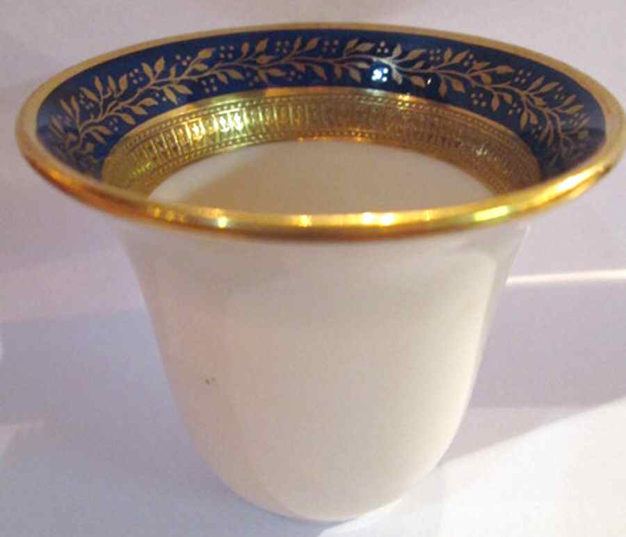 Lenox Liners (Cream, Gold Trim) Decoration #L24 Bell Shape Demitasse Liner by Lenox-1