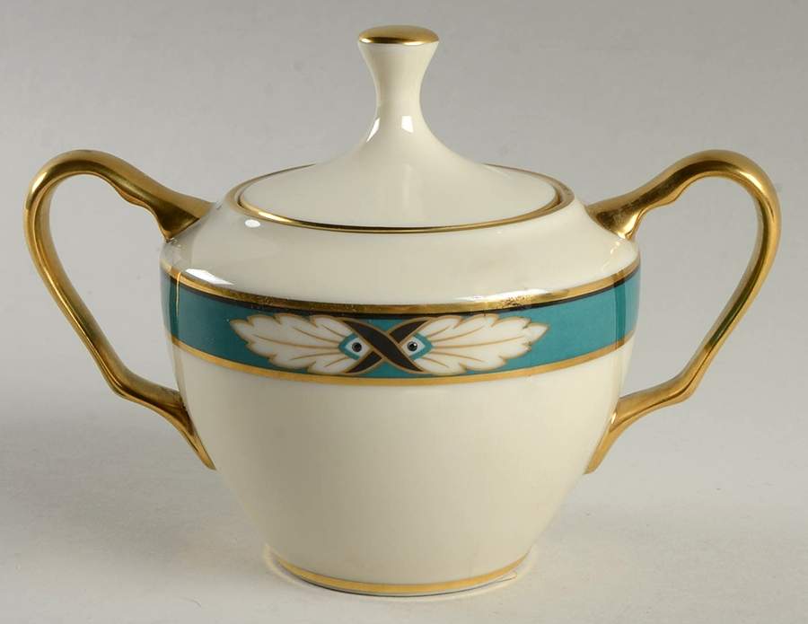 Lenox Legend Sugar Bowl & Lid by Lenox-1