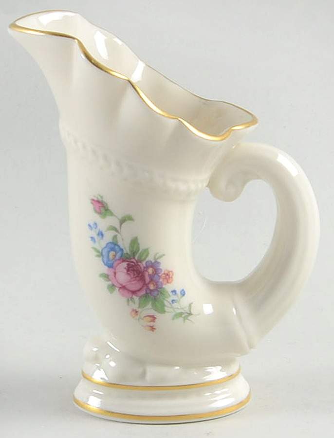 Lenox Rose 4" Horn of Plenty Vase by Lenox-1