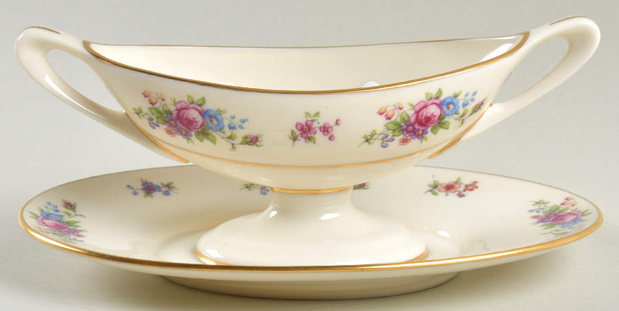 Lenox Rose Individual Gravy Boat No Underplate by Lenox-1